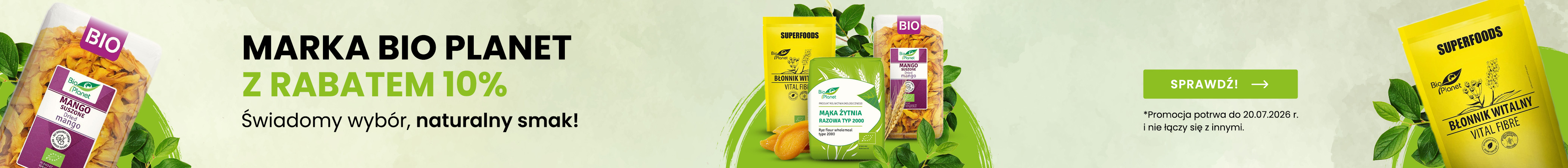 Bio Planet - 10% taniej!