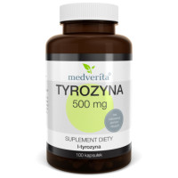 Tyrozyna 500 mg (L-tyrozyna) Medverita 100 kaps