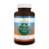 P-5-P Koenzymatyczna witamina B6 25 mg Medverita 120 kaps