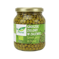 Groszek zielony w zalewie Bio Planet 350 g (230 g)