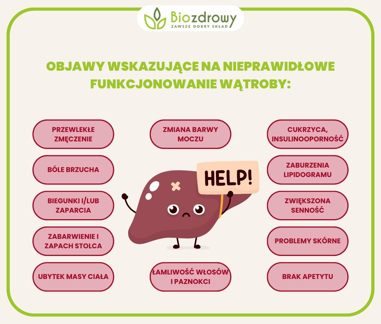 problemy z wątrobą a współistniejące schorzenia infografika