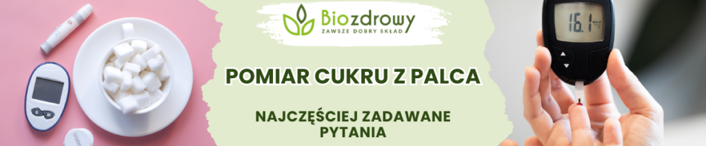 Pomiar cukru z palca FAQ - obrazek poglądowy