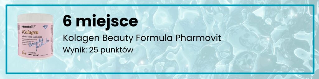 Kolagen Beauty Formula Pharmovit 6 miejsce