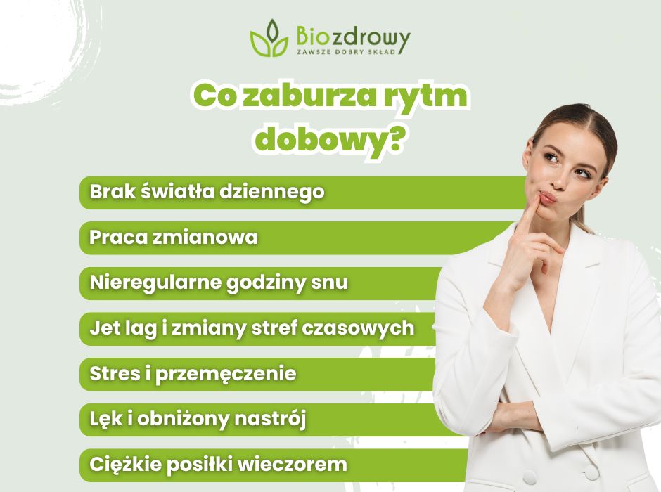 Co zaburza rytm domowy - infografika