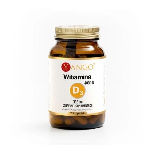 Witamina D3 4000IU na 365 dni Yango – 365 kaps.